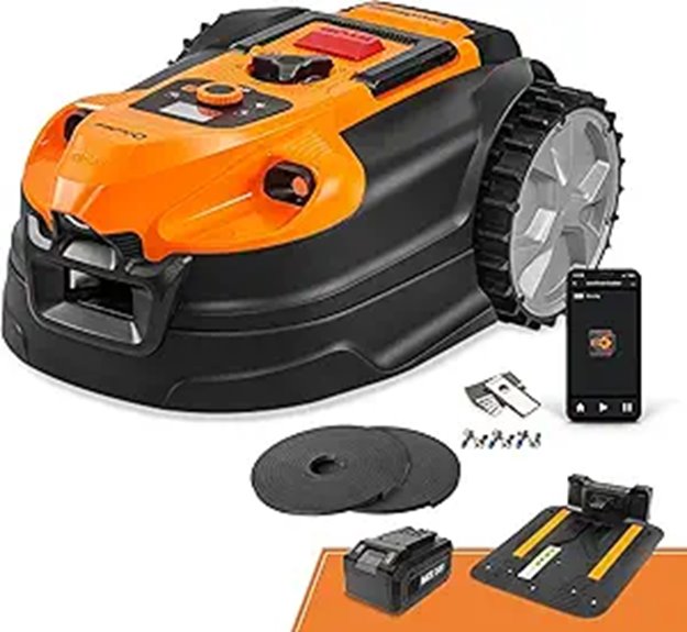 LawnMaster OcuMow VBRM701YAMIDR Robot Lawn Mower