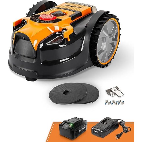LawnMaster OcuMow VBRM601YCM Robot Lawn Mower