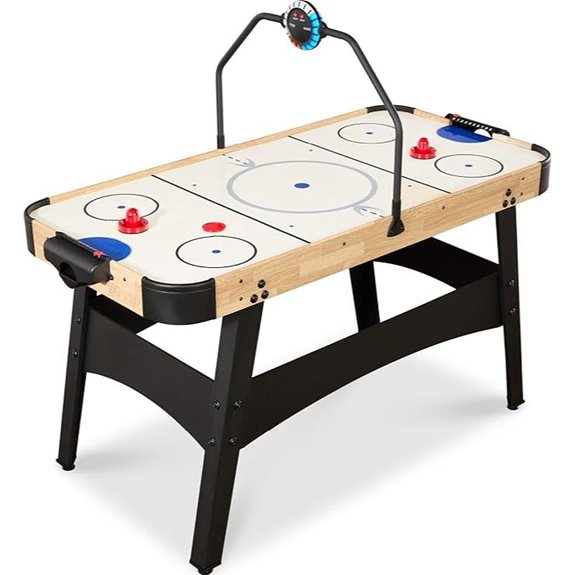 led 54 inch air hockey