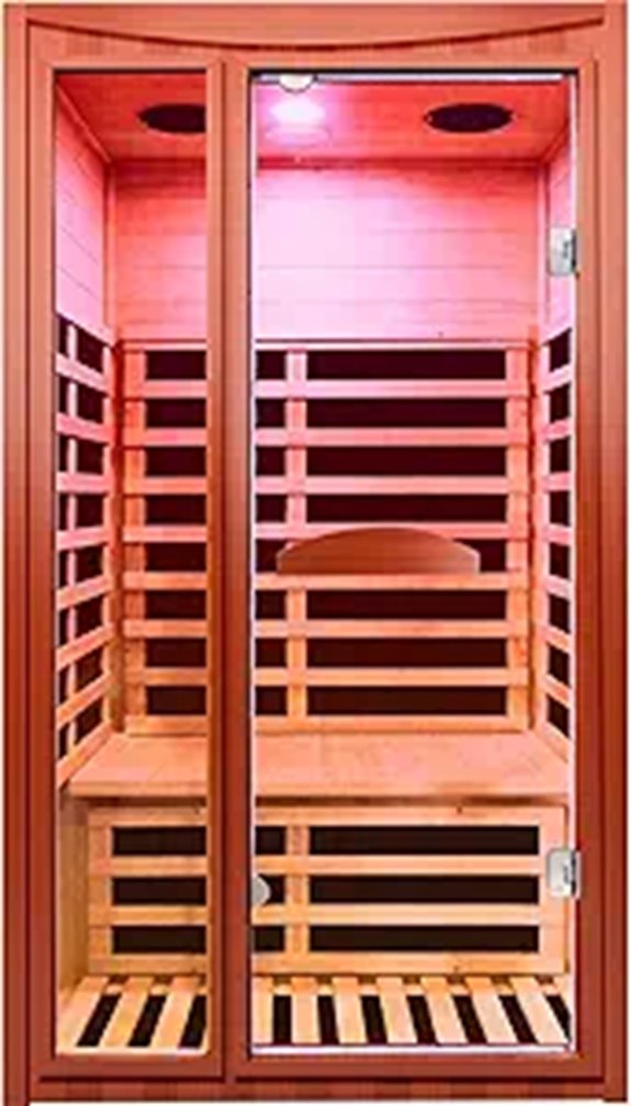 Infrared Sauna for 1-2 Persons Low-EMF 1550W
