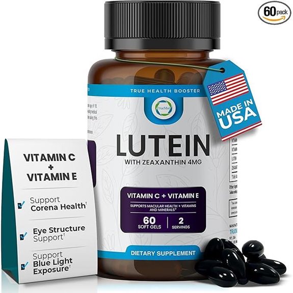 Lutein + Vitamins C & E Eye Support (60 Softgels)