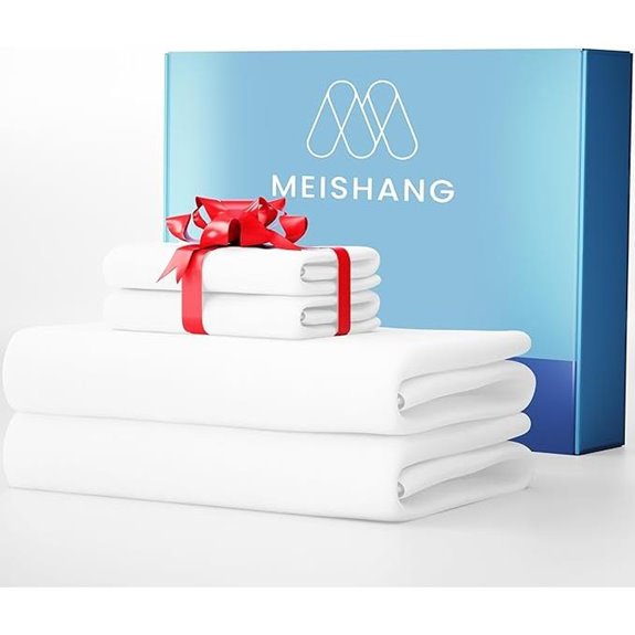 MEISHANG Cotton King Sheets 1000 Thread Count