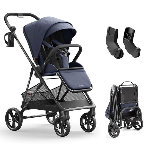 luxury baby stroller combo