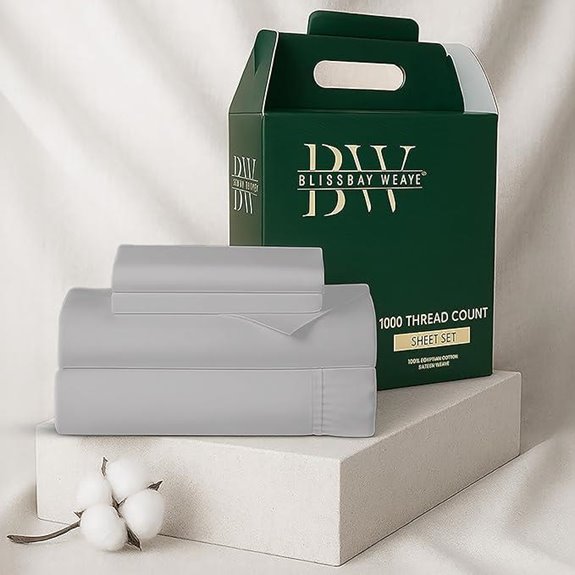 Egyptian Cotton King Sheet Set (4 Pieces)