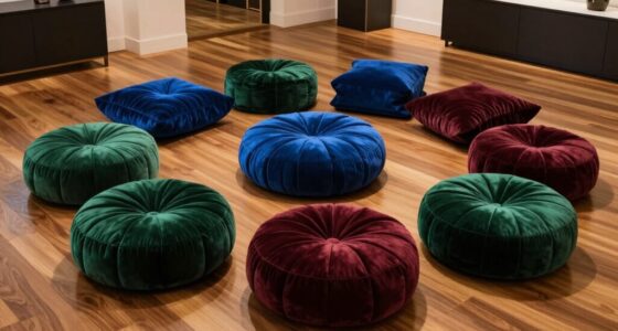 luxury velvet floor cushions