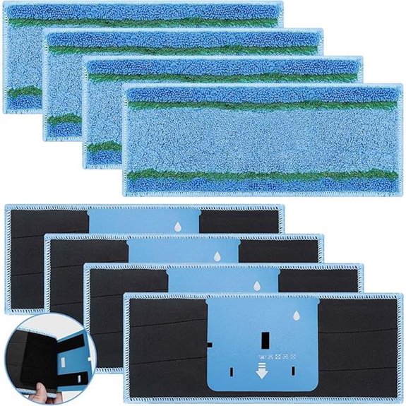 8 Pack M6 Wet Mopping Pads for iRobot Braava Jet M6