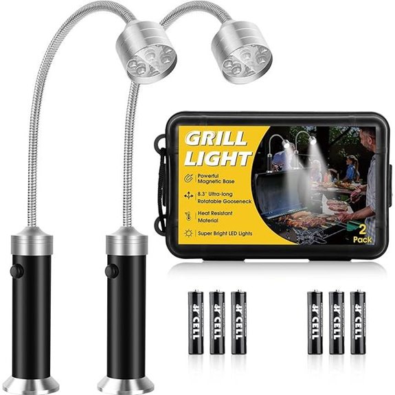 Magnetic LED Grill Lights – 2 Pack