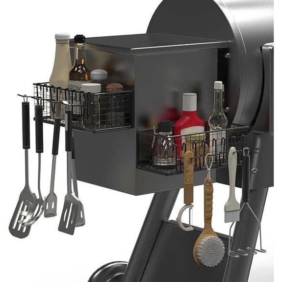 Magnetic Storage Bin for Traeger & Z-Grills (2 Pack)