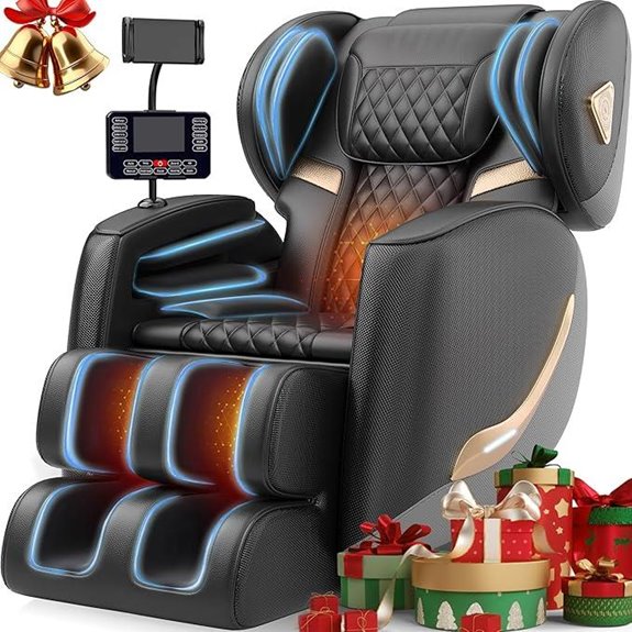 Upgraded Full Body Massage Chair with Heat and Bluetooth