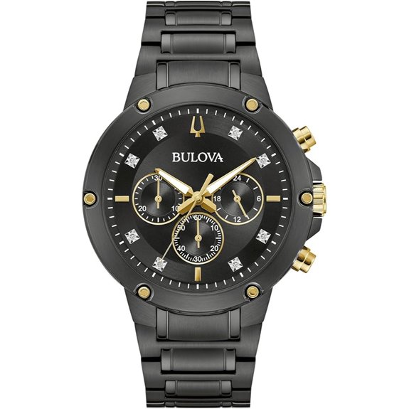 Bulova Men's Classic Chronograph Diamond Watch