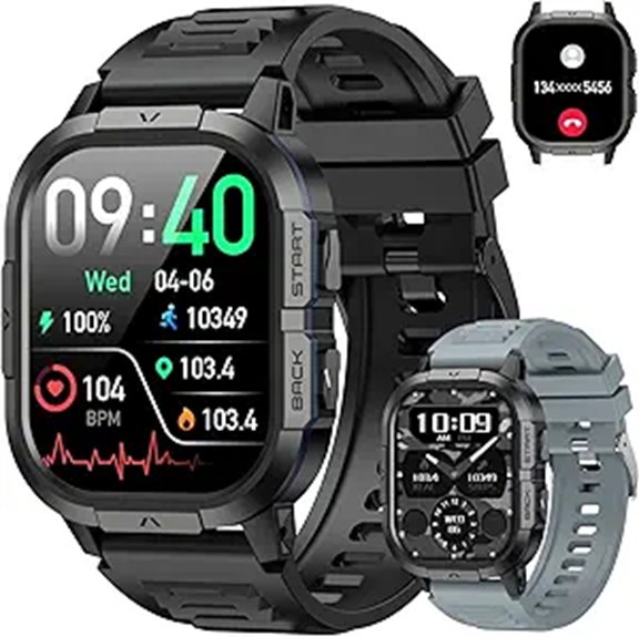 Smart Watch for Men with Fitness & Sleep Monitoring
