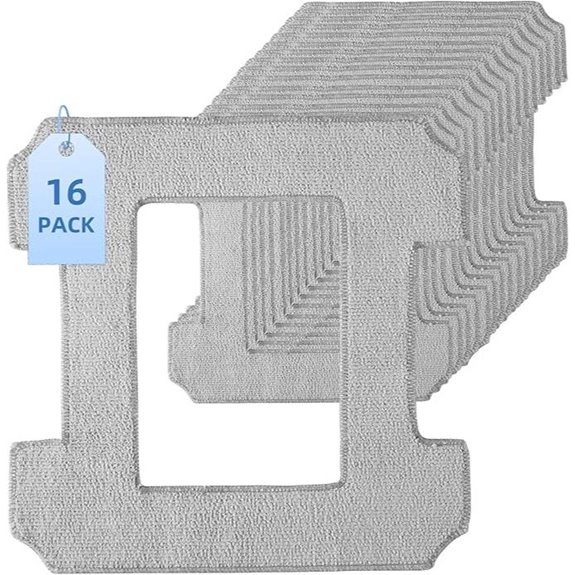 16 Pack Microfiber Mopping Pads for Winbot W Series