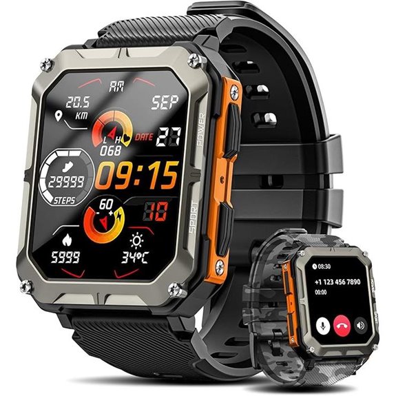 military grade waterproof smartwatch