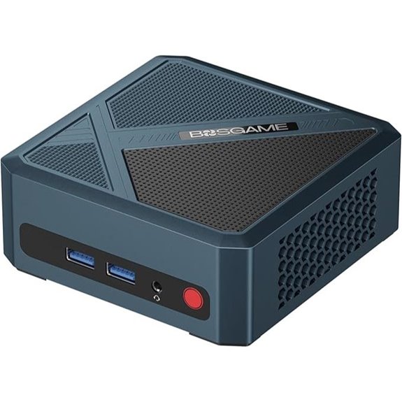 BOSGAME P5 Mini PC with Ryzen 7 and 4K Display