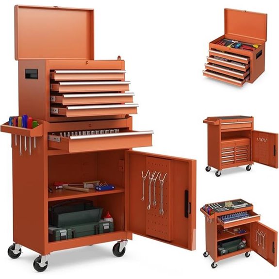 mobile 5 drawer tool chest