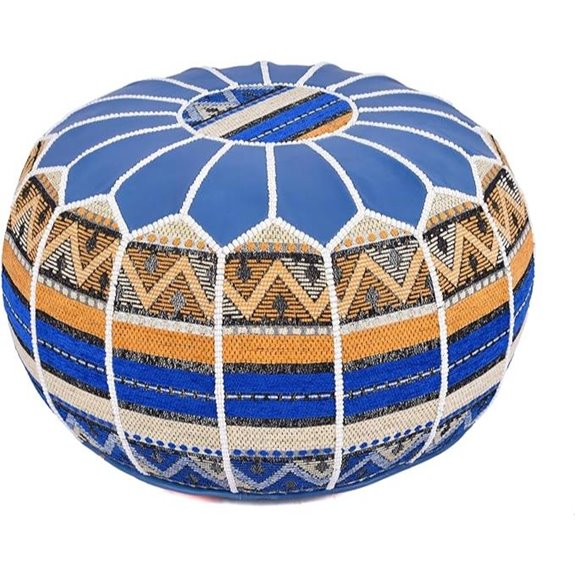 Marrakesh Bohemian Moroccan Pouf Ottoman with Storage