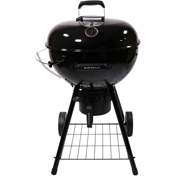 Slow 'N Sear 22 Charcoal Grill with Deluxe Insert