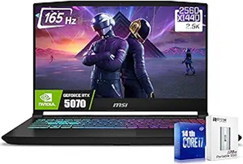 MSI Katana HX Gaming Laptop with RTX 5070
