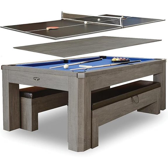 multi game pool dining table