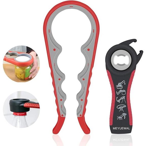 5-in-1 Jar Opener with Silicone Handle