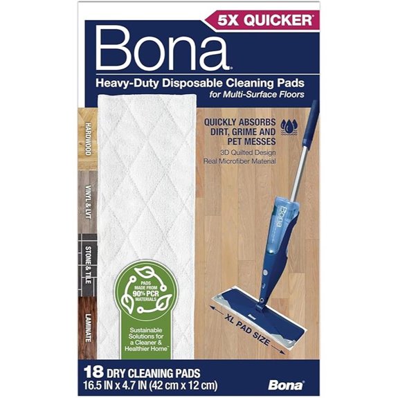 Bona Multi-Surface Floor Cleaning Pads (18 Pack)