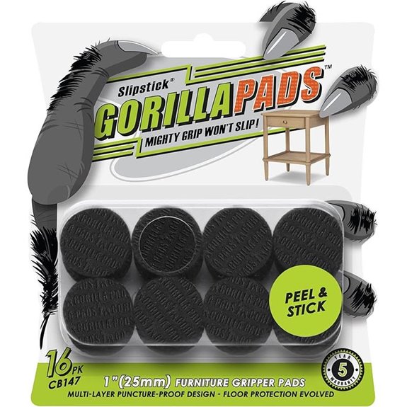 Slipstick GorillaPads Non Slip Furniture Pads (16 Pack)