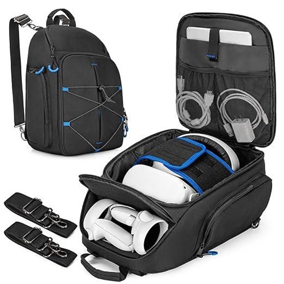 PGmoon Oculus Quest 2/3 Carrying Case with Pockets