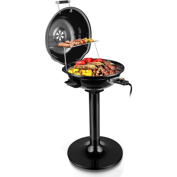 outdoor 1600w electric grill