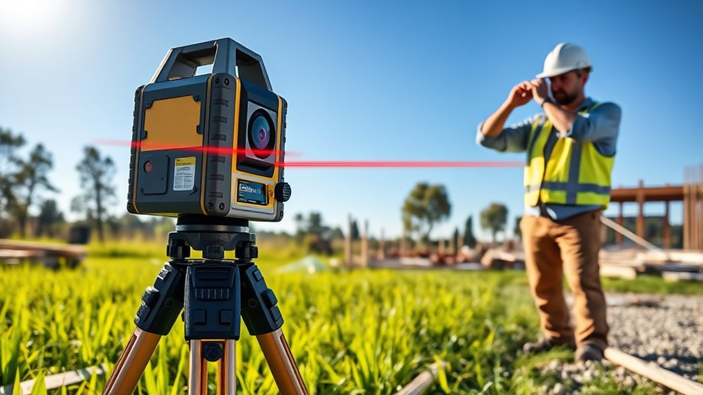 outdoor laser level considerations
