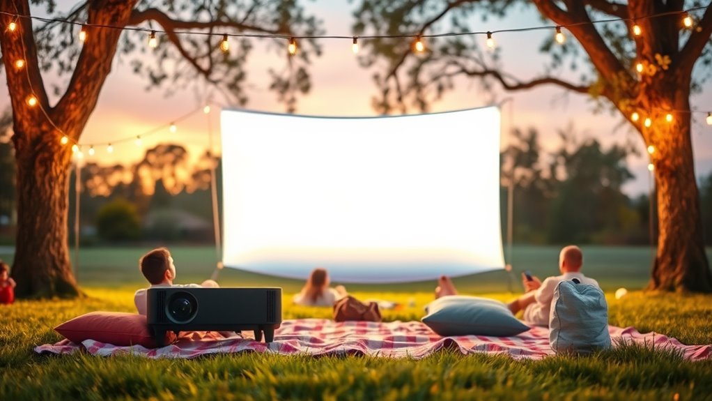 outdoor projector selection criteria