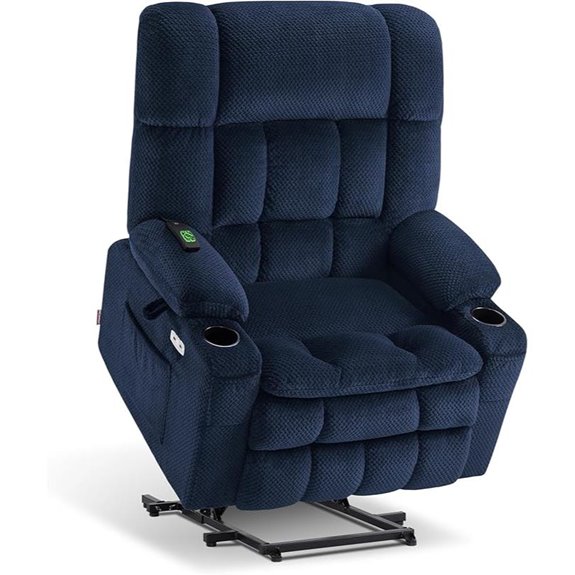 MCombo Oversized Power Lift Recliner with Heat & Massage