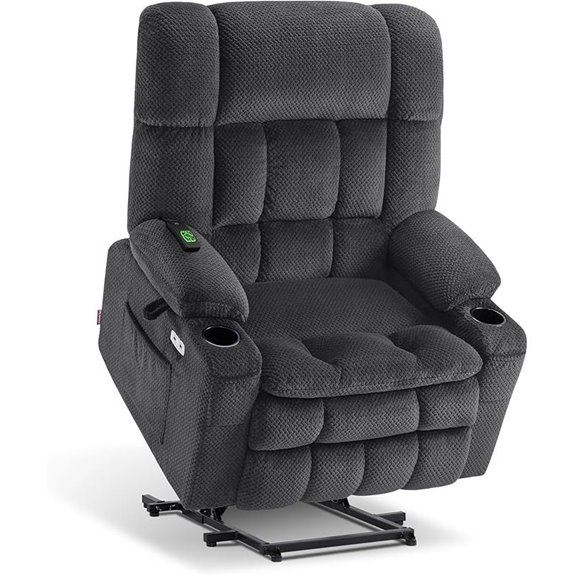 MCombo Oversized Power Lift Recliner with Heat