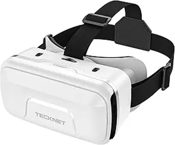 TECKNET VR Headset for Phone 3D Virtual Reality