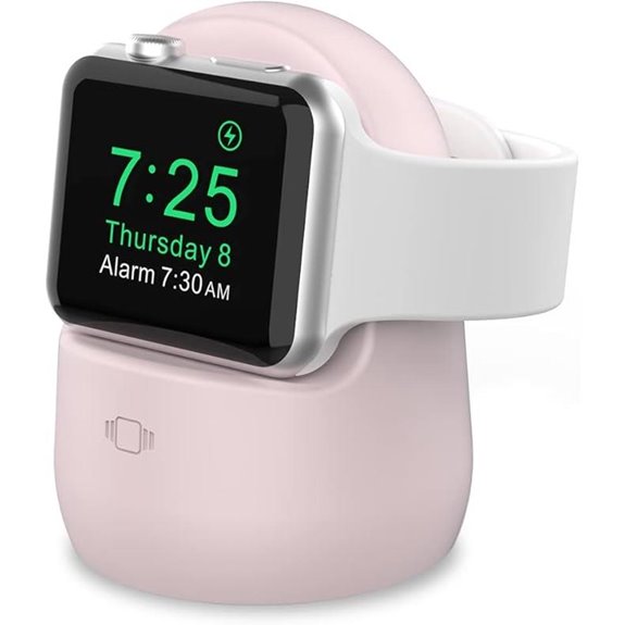 AhaStyle Apple Watch Silicone Charging Dock (Pink)