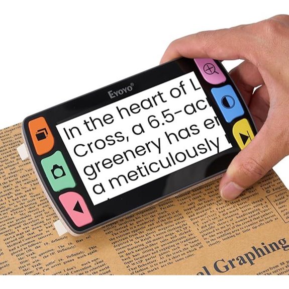 Eyoyo Portable Digital Magnifier with 4.3-Inch Screen