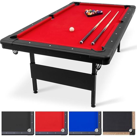 portable billiards game set