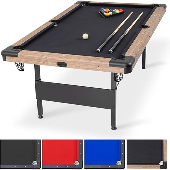 portable billiards table set