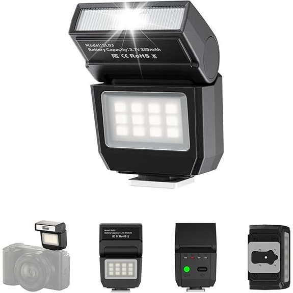 ULANZI SL03 Mini Flash & Video Light for Cameras