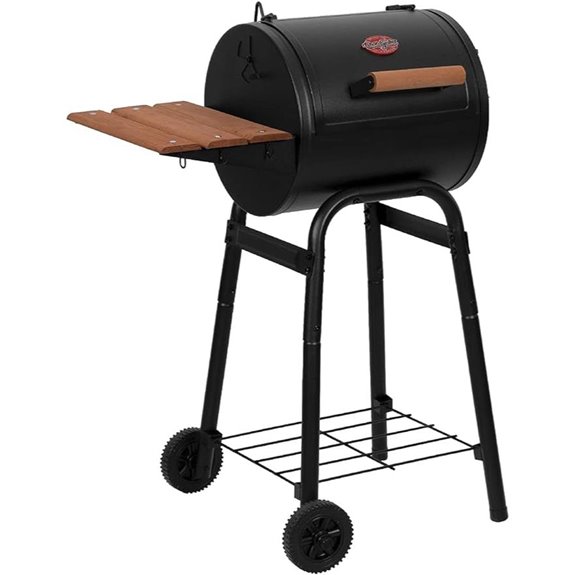 Char-Griller Patio Pro Charcoal Grill & Smoker