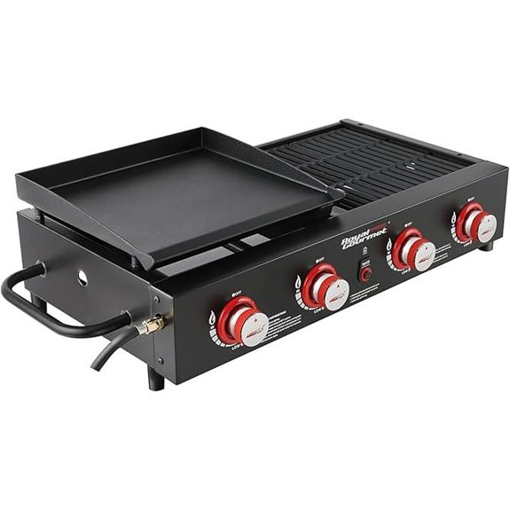 Royal Gourmet 4-Burner Tailgater Grill & Griddle