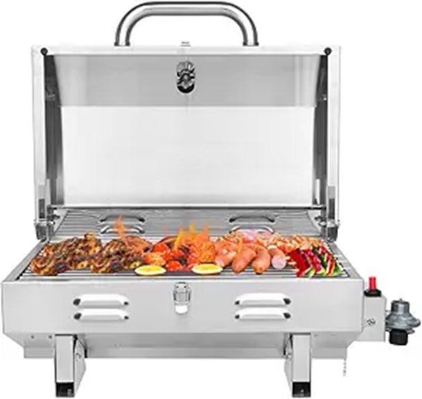 ROVSUN 12000BTU Portable Gas Grill with Thermometer