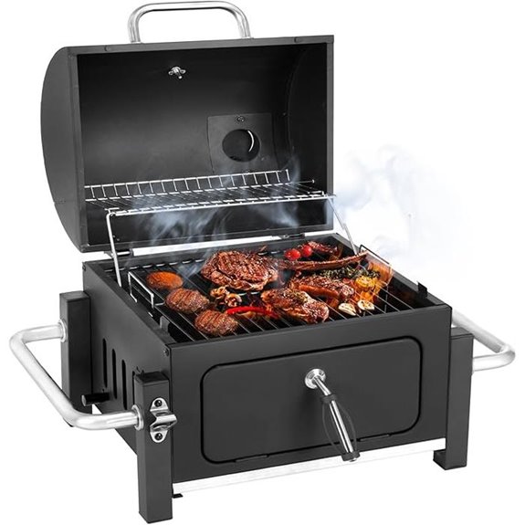 portable grill with large area