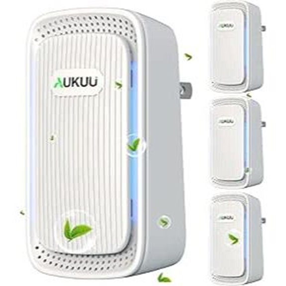 4 Pack Portable Negative Ion Air Purifiers