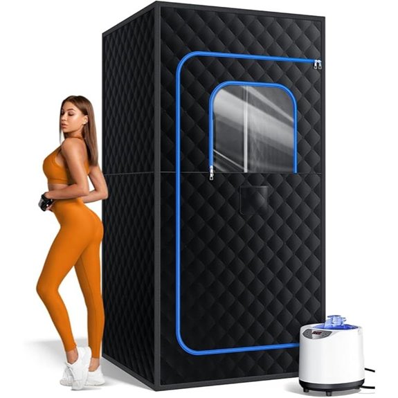 portable sauna with remote