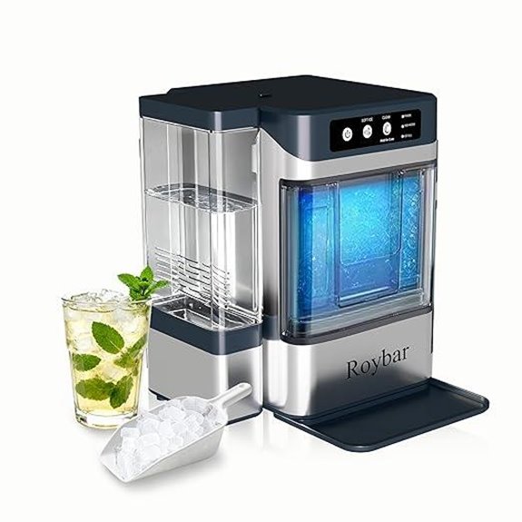 Portable Countertop Ice Maker with Self-Cleaning 41lbs/24H