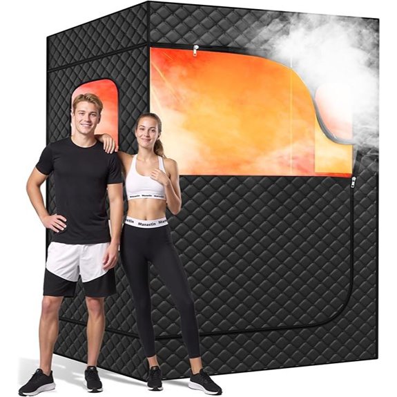 portable two person steam sauna