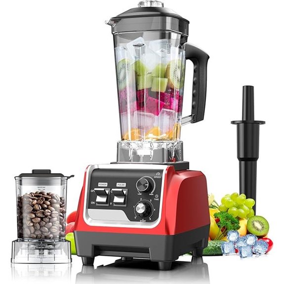 High-Power 1800W Countertop Blender with 70oz Capacity