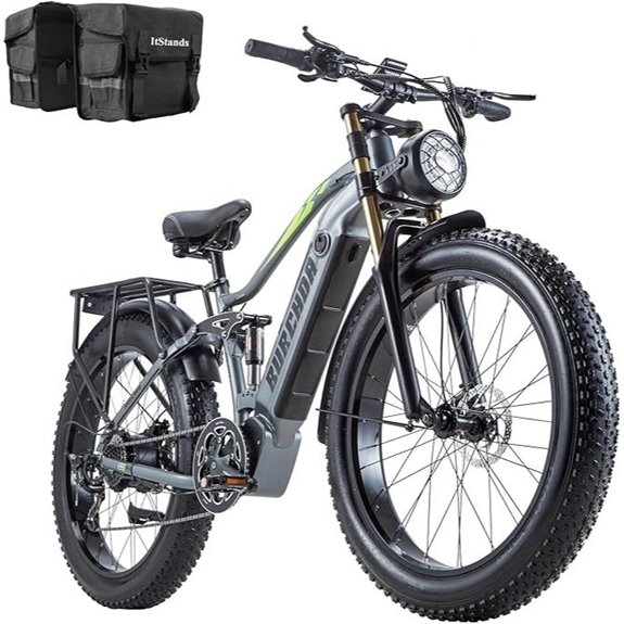 powerful dual motor e bike