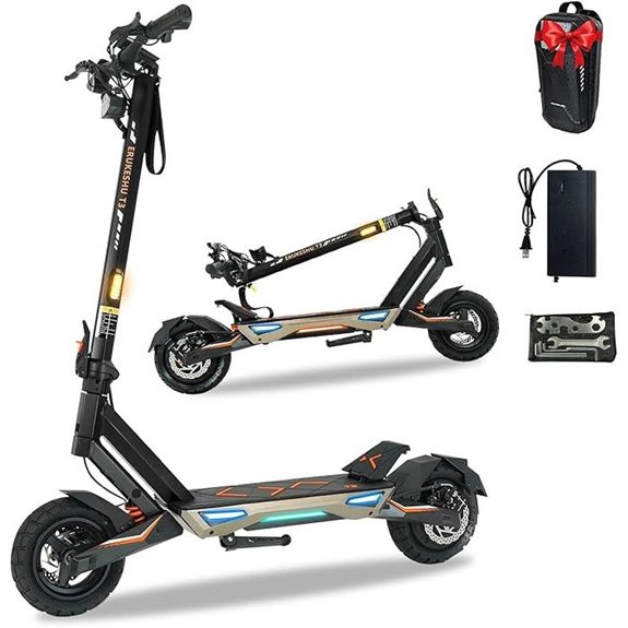 powerful off road folding scooter