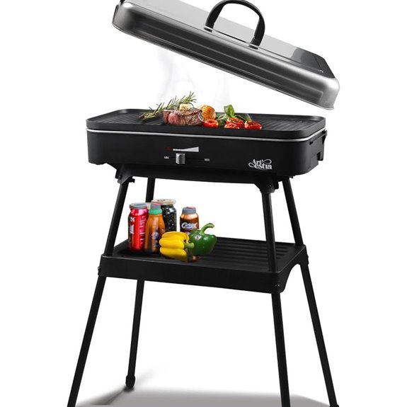 Artestia 1800W Smokeless Outdoor Electric Grill
